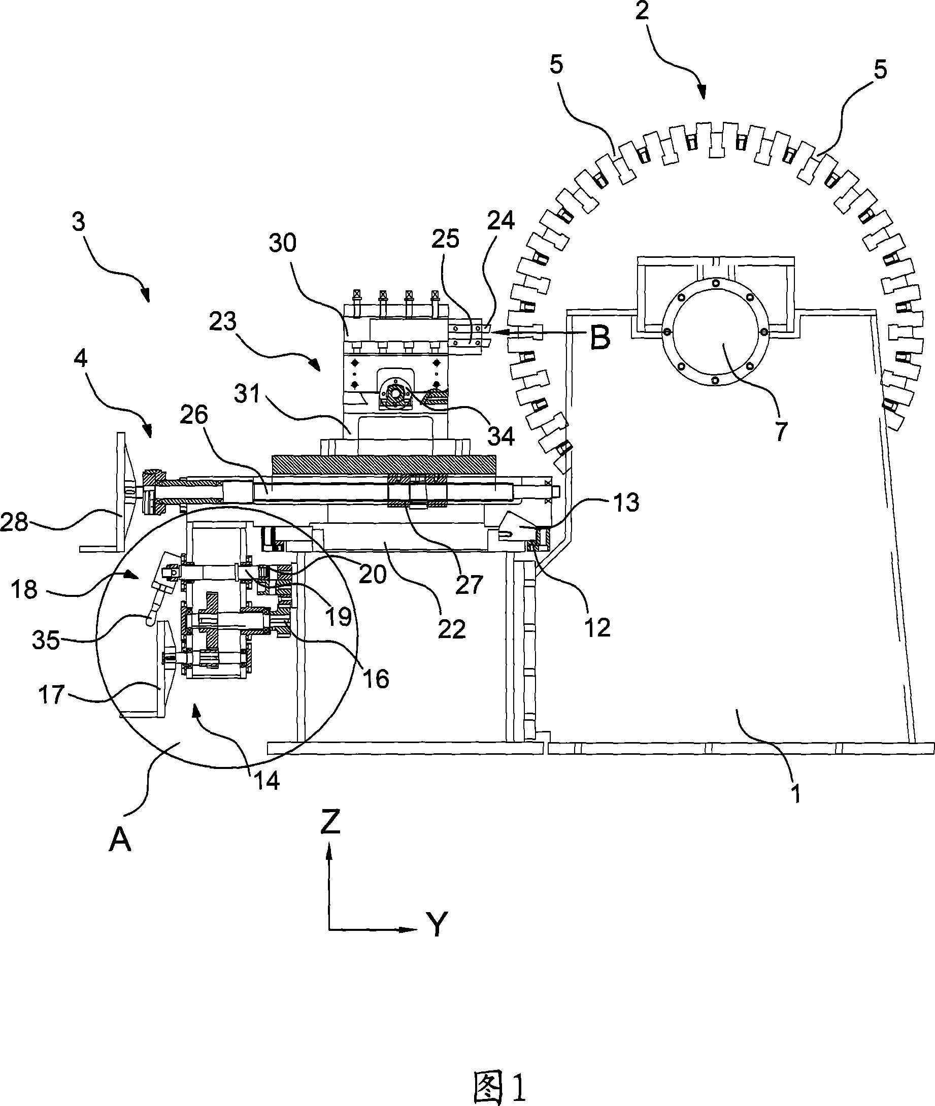 Gear rack machining lathe