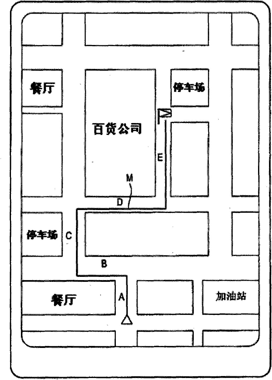 Mobile navigation method and device thereof