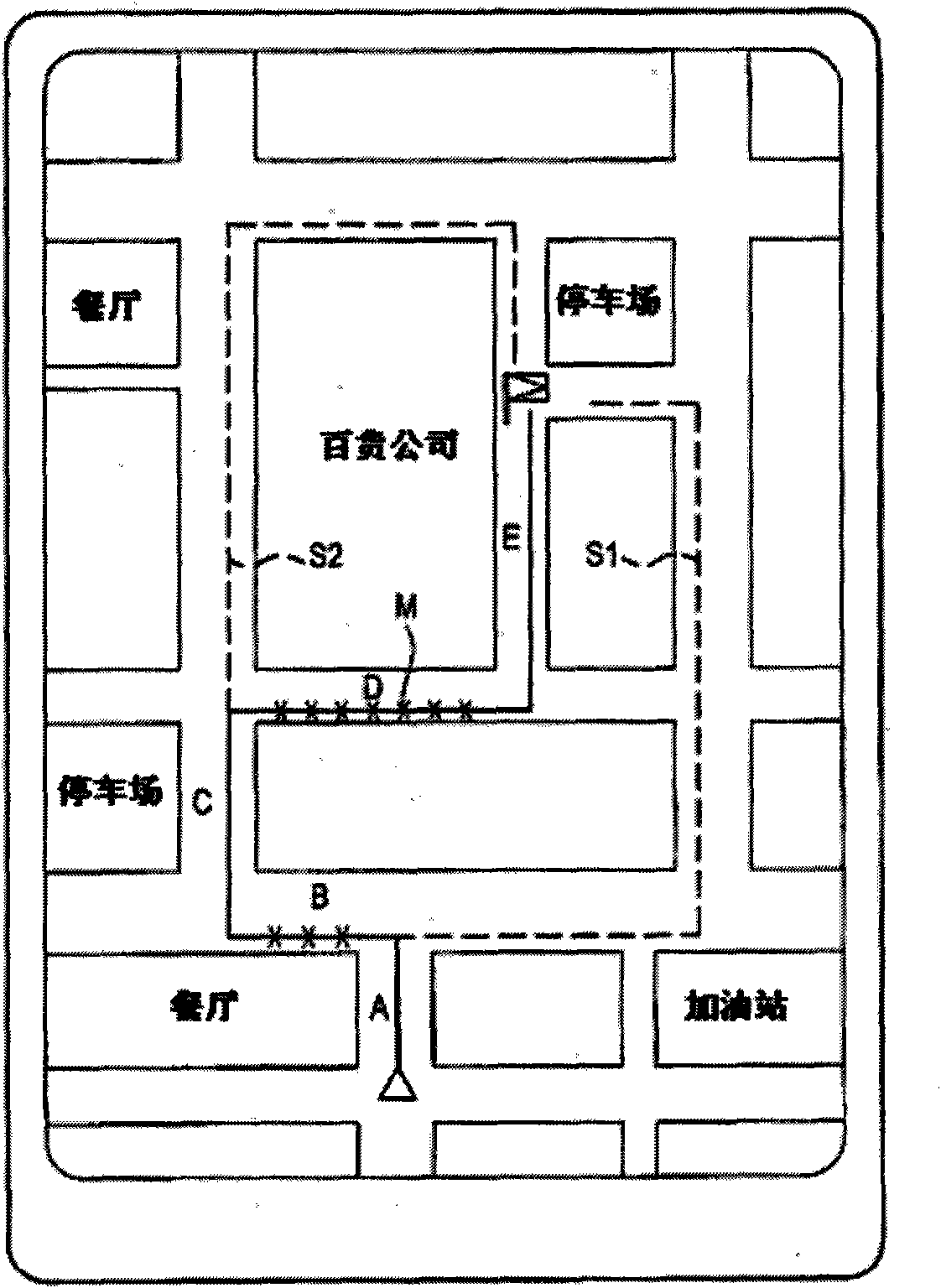 Mobile navigation method and device thereof