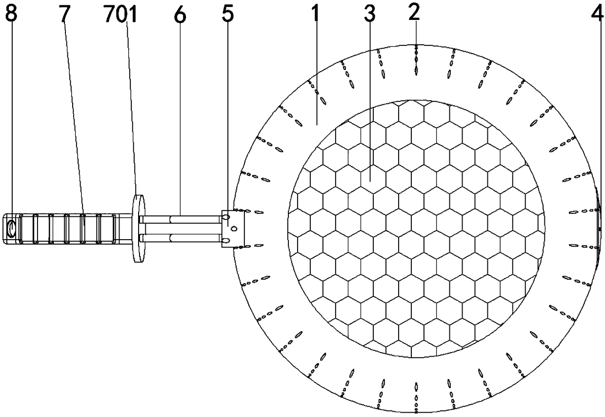 Environment-friendly and smoke-free non-stick or flat pan structure