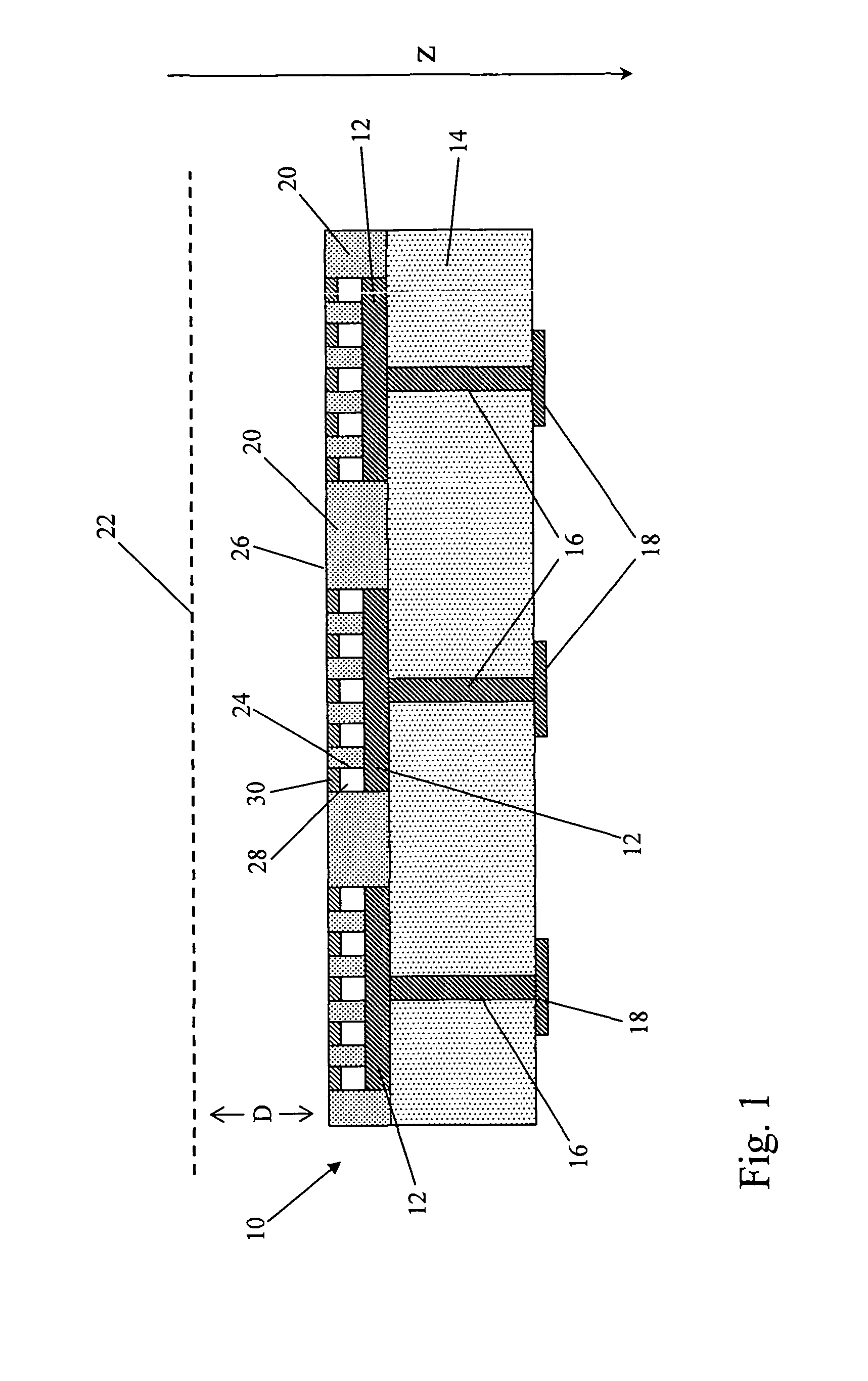 Protected readout electrode assembly