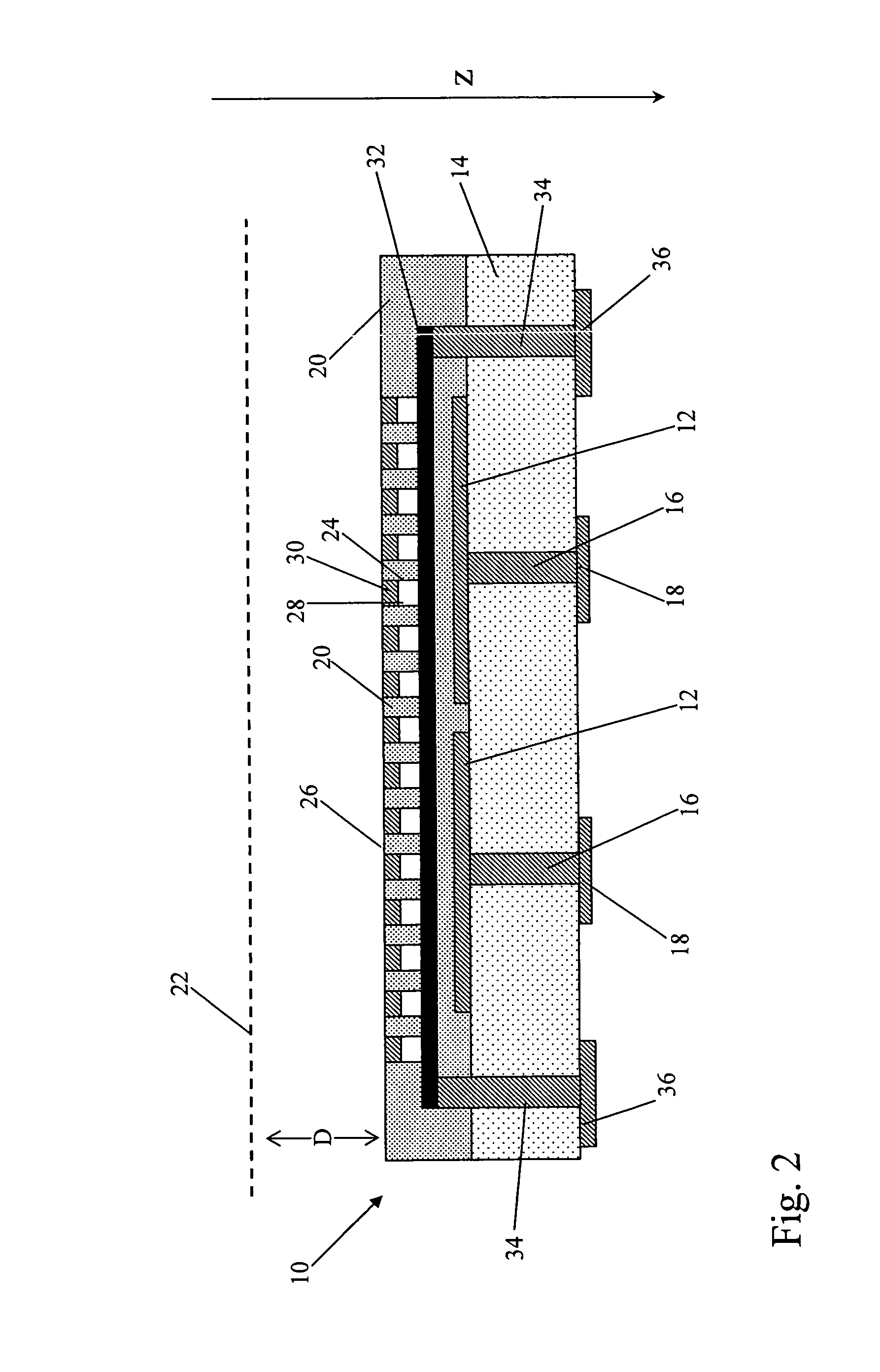 Protected readout electrode assembly