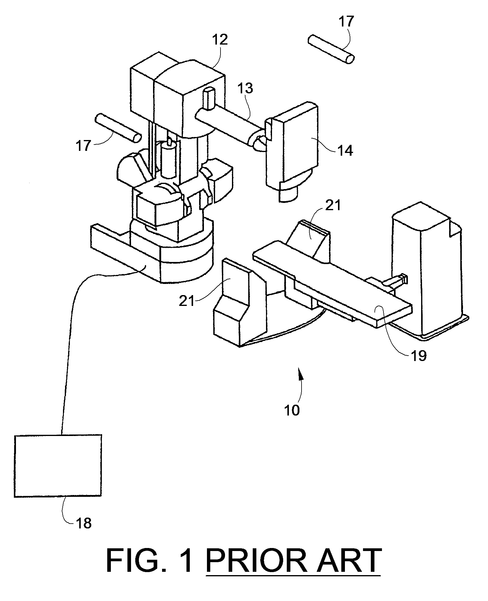 Imaging positioning system having robotically positioned D-arm