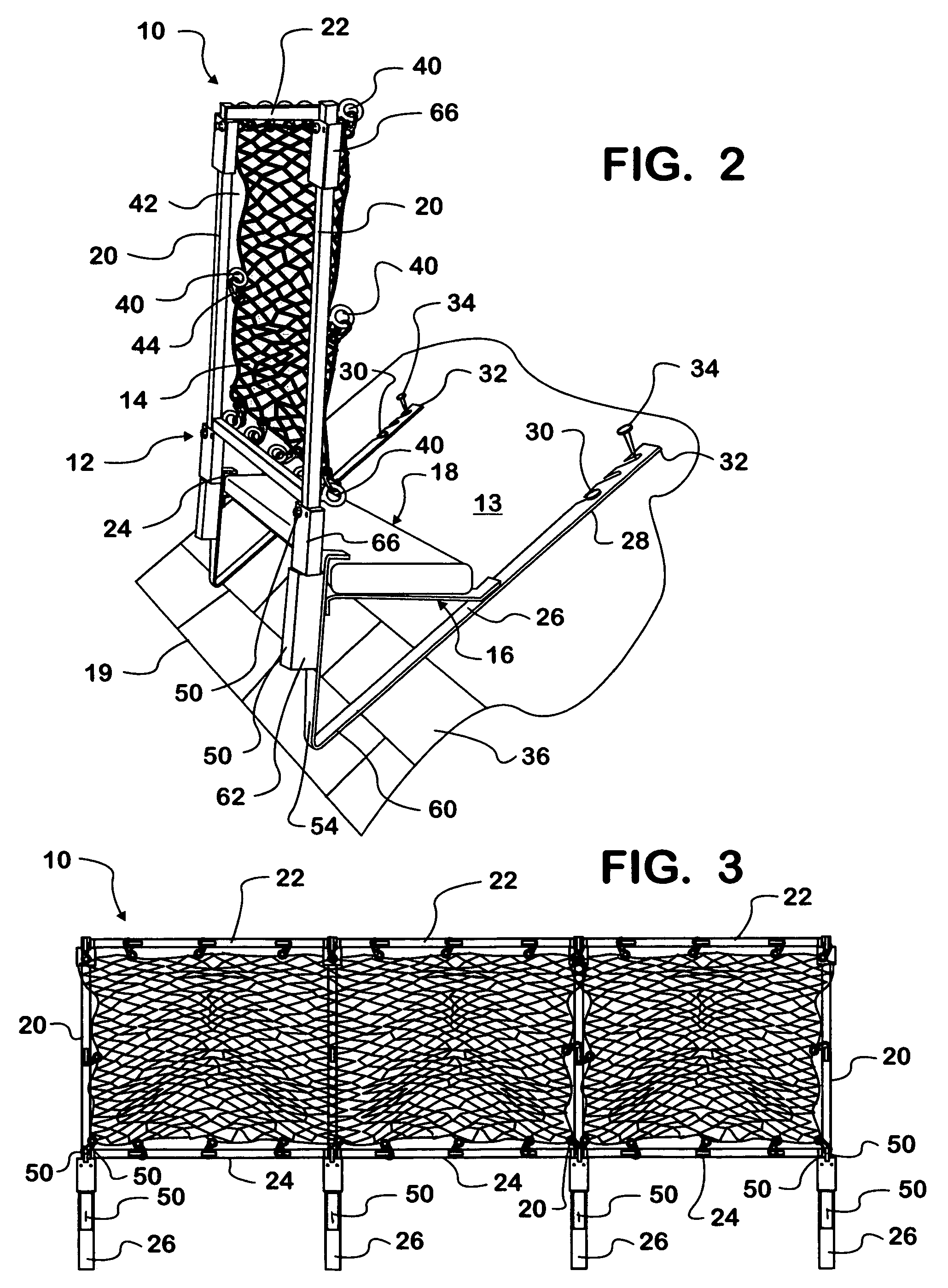 Roof retaining apparatus