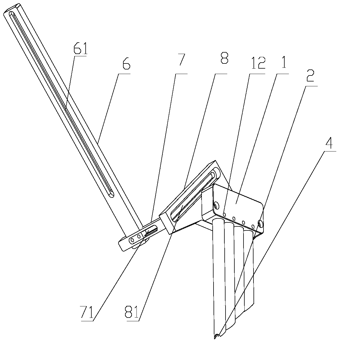 Multi-row pipe blow protection device for high power laser welding