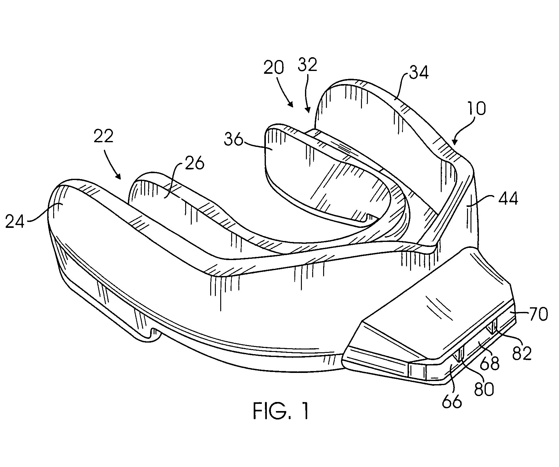 Mouthguard having breathing holes incorporated therein