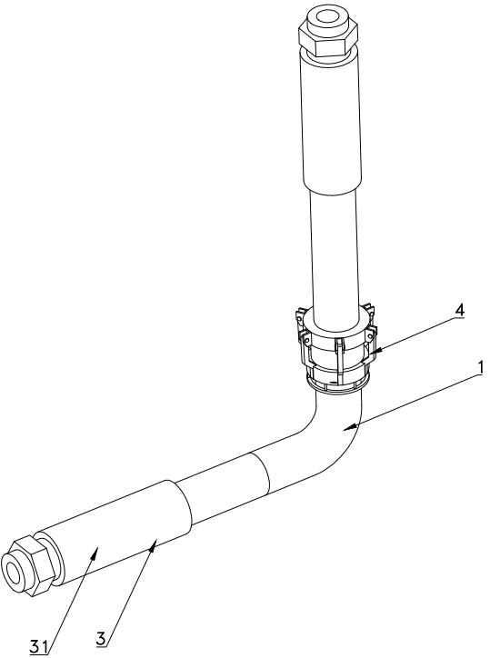 Automobile oil pipe connection device