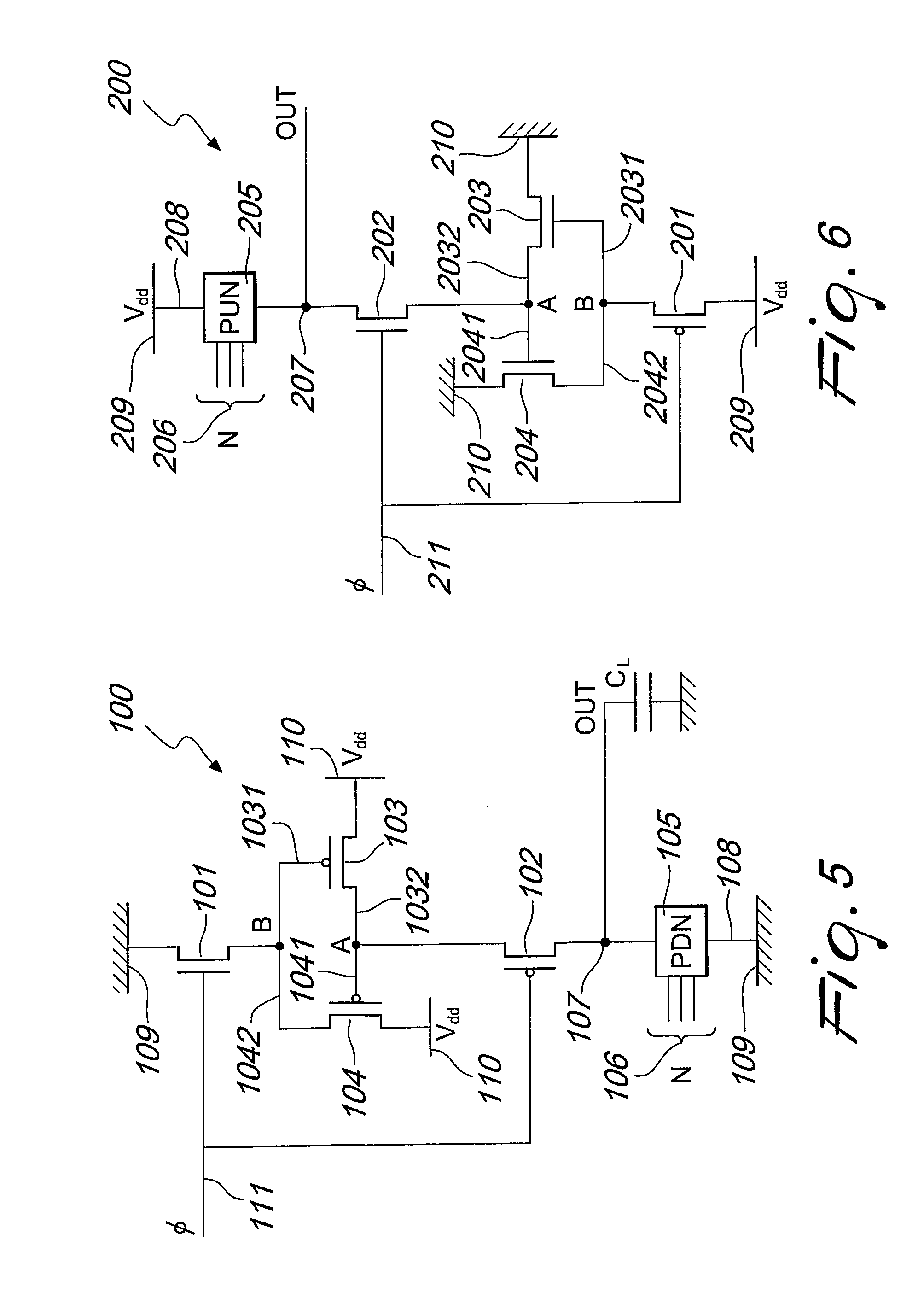 Logic gate with a reduced number of switches, especially for applications in integrated circuits