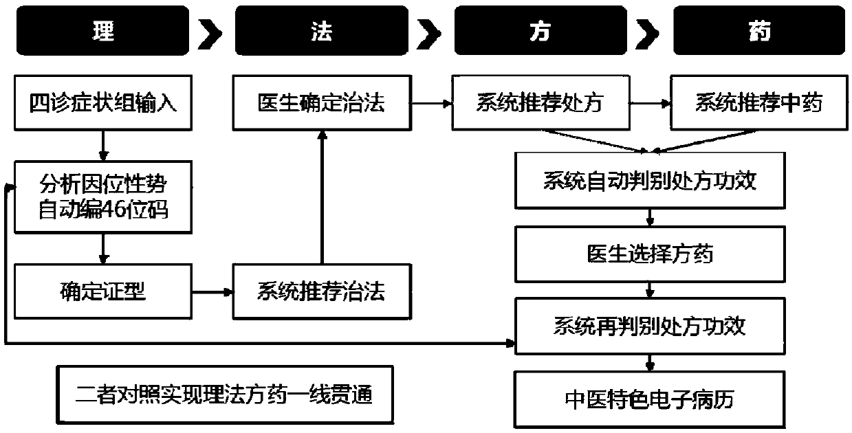 Traditional Chinese medicine dialectical treatment data processing method