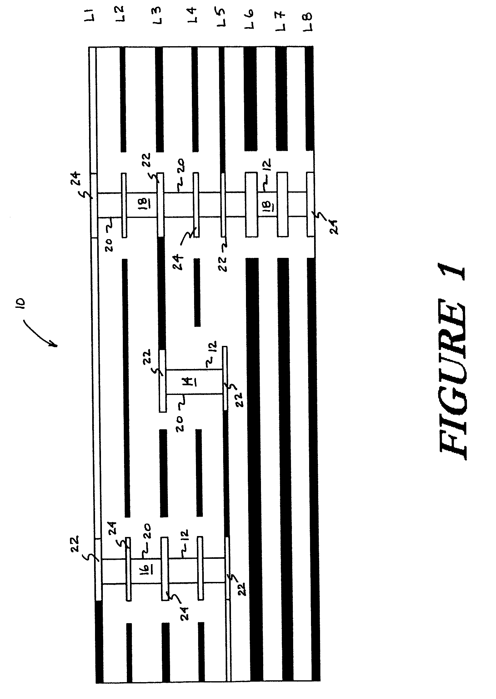 Method for optimizing high frequency performance of via structures