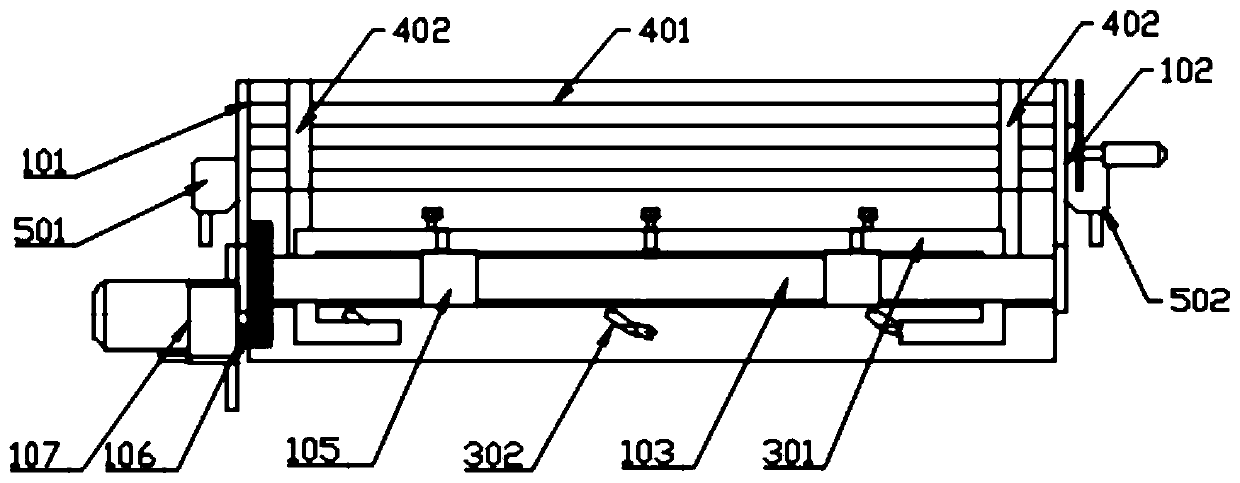 Operation method for intermittent paperboard conveying mechanism