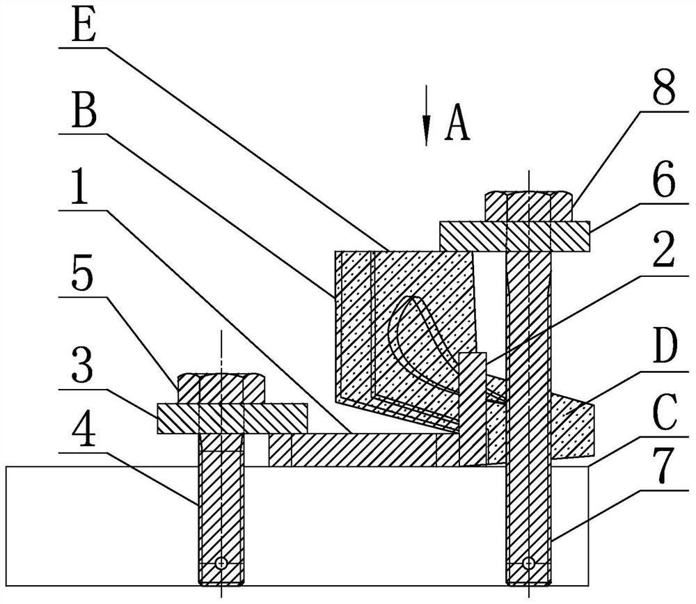 Steam turbine rotor blade fitting machining method