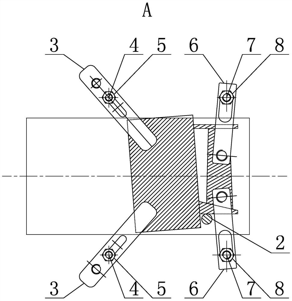 Steam turbine rotor blade fitting machining method