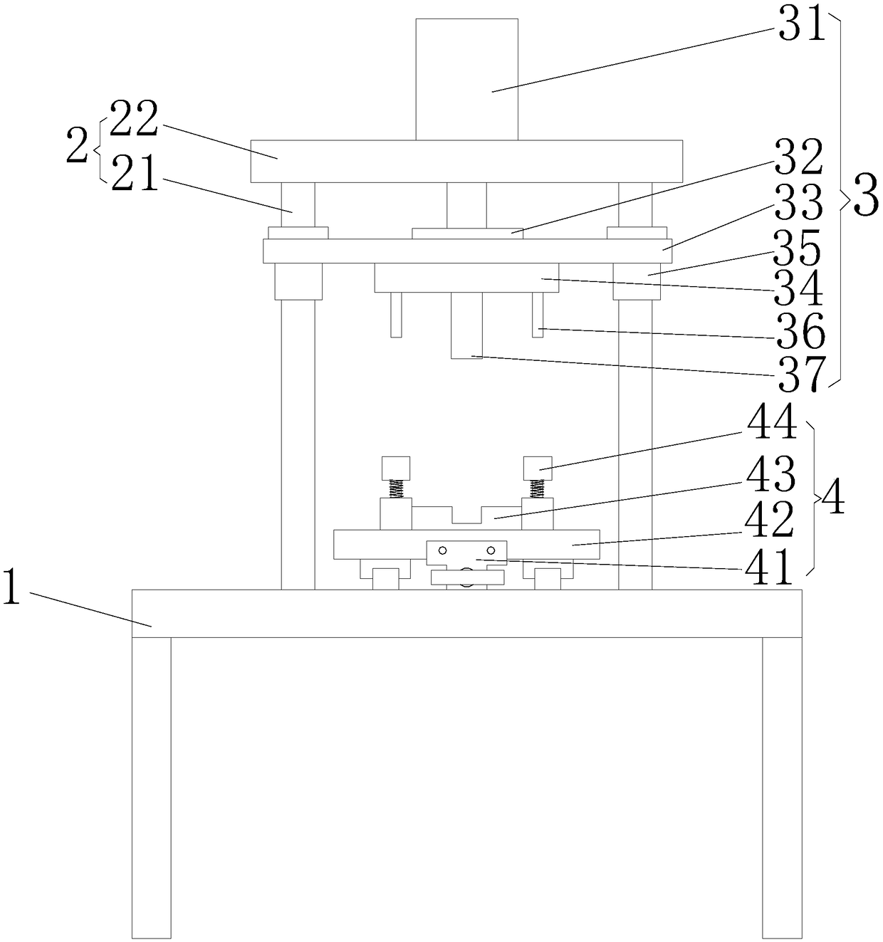 Thermostat-shell press-fitting device and operating method