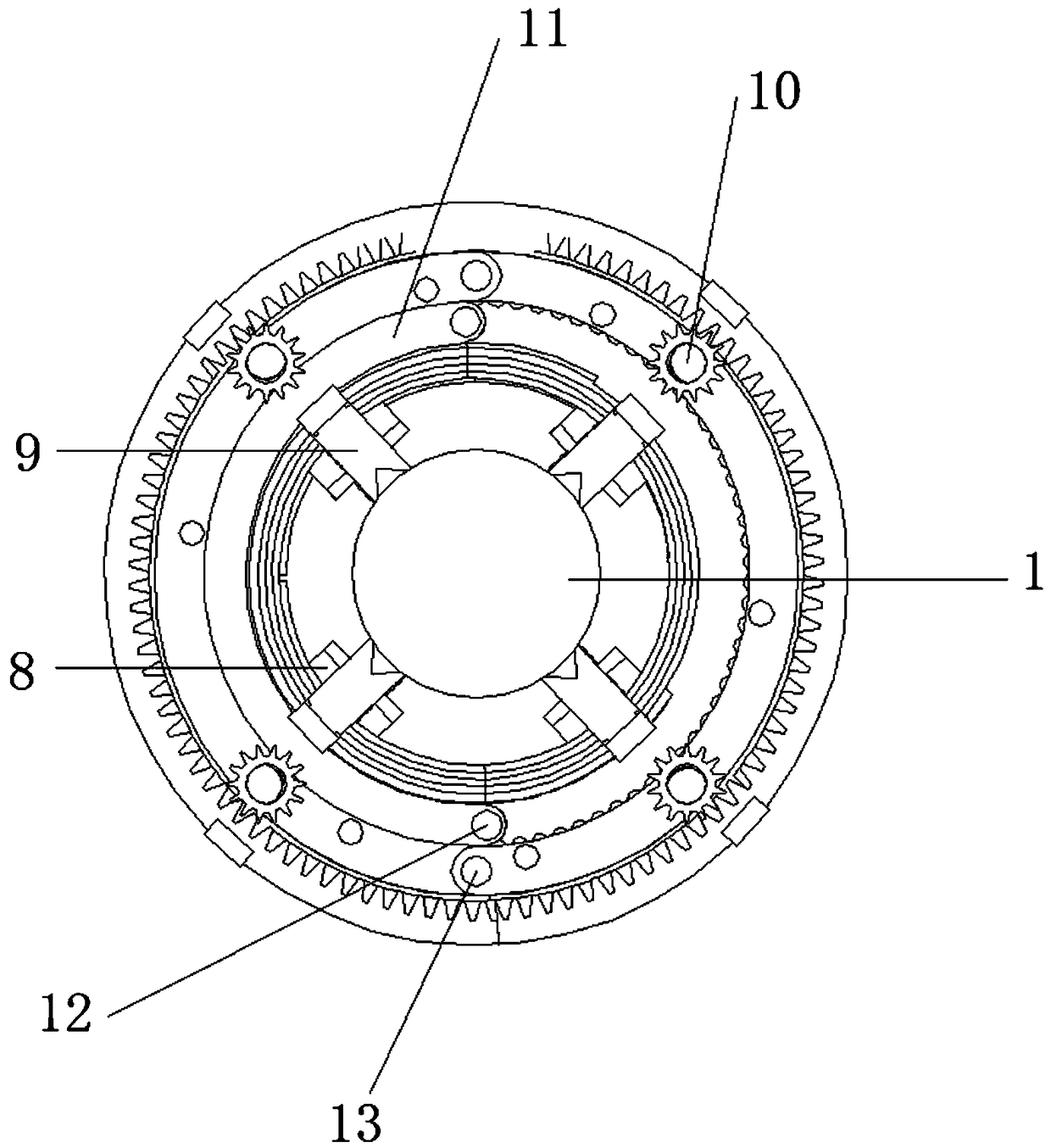 Semi-automatic shaft alignment mechanism