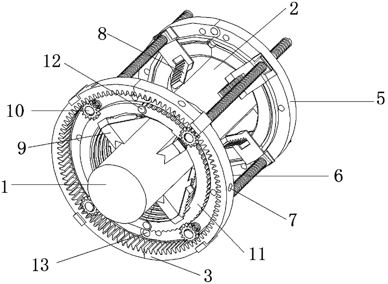 Semi-automatic shaft alignment mechanism