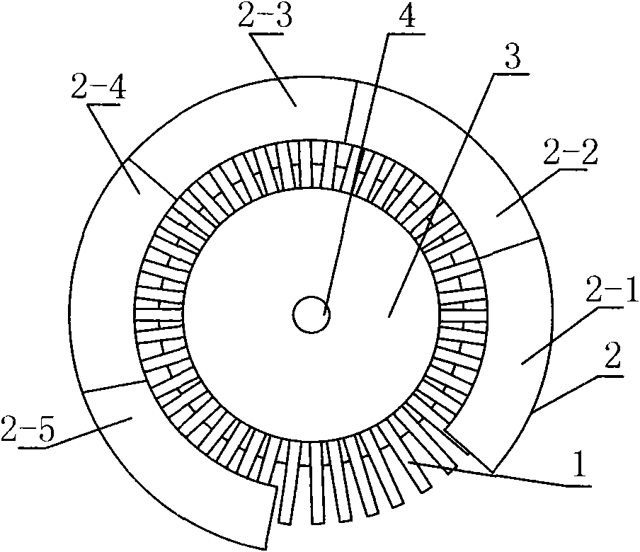Helical lamp bepowdering device