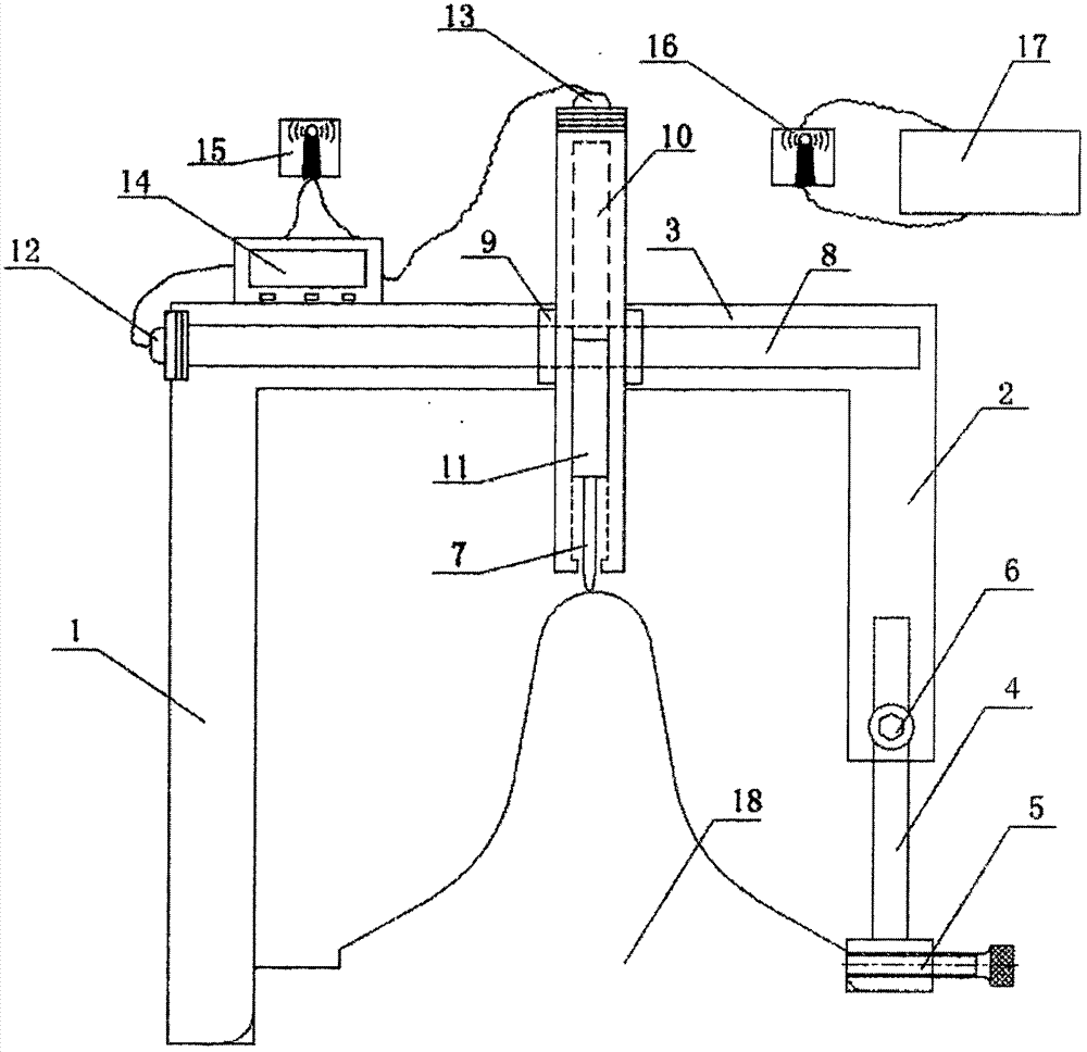 Shield / TBM hob wear measuring device and measuring method thereof
