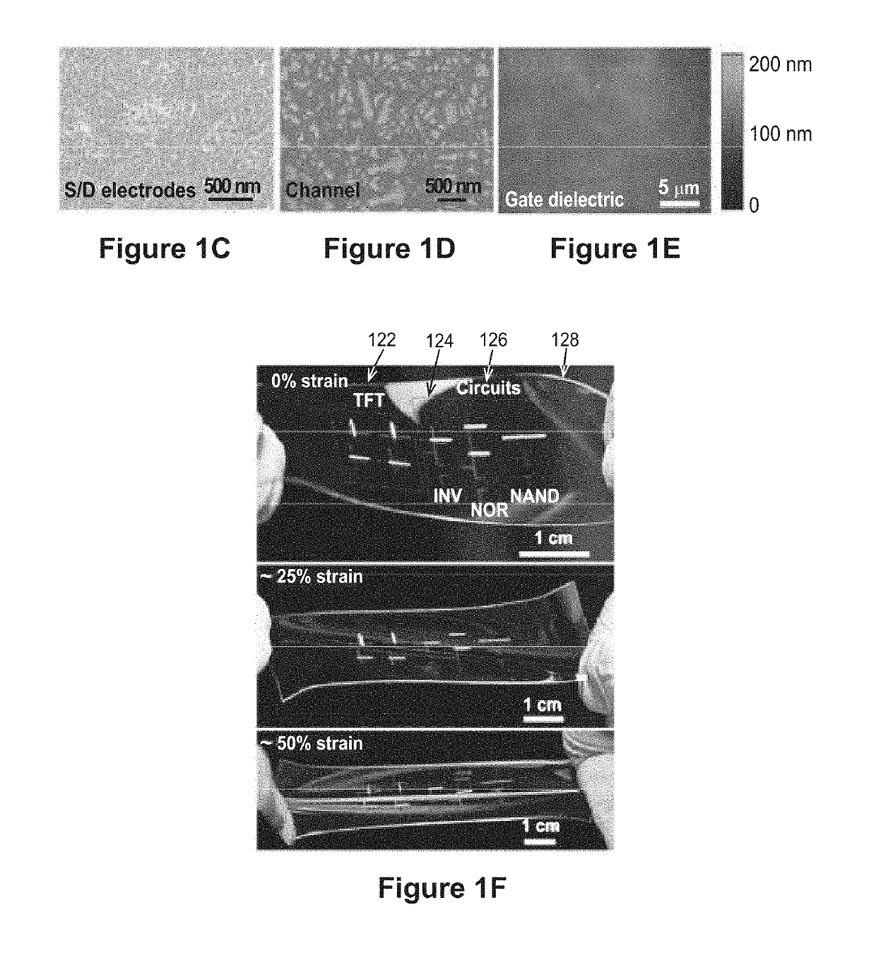 Fully-Printed Stretchable Thin-Film Transistors and Integrated Logic Circuits