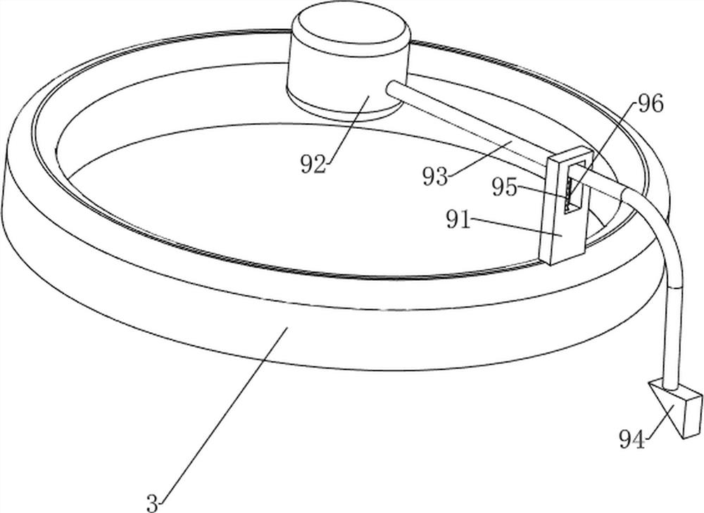 A wood spraying device