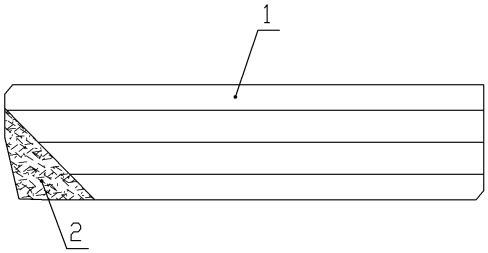 Boring cutter with through groove for machining conduit hole