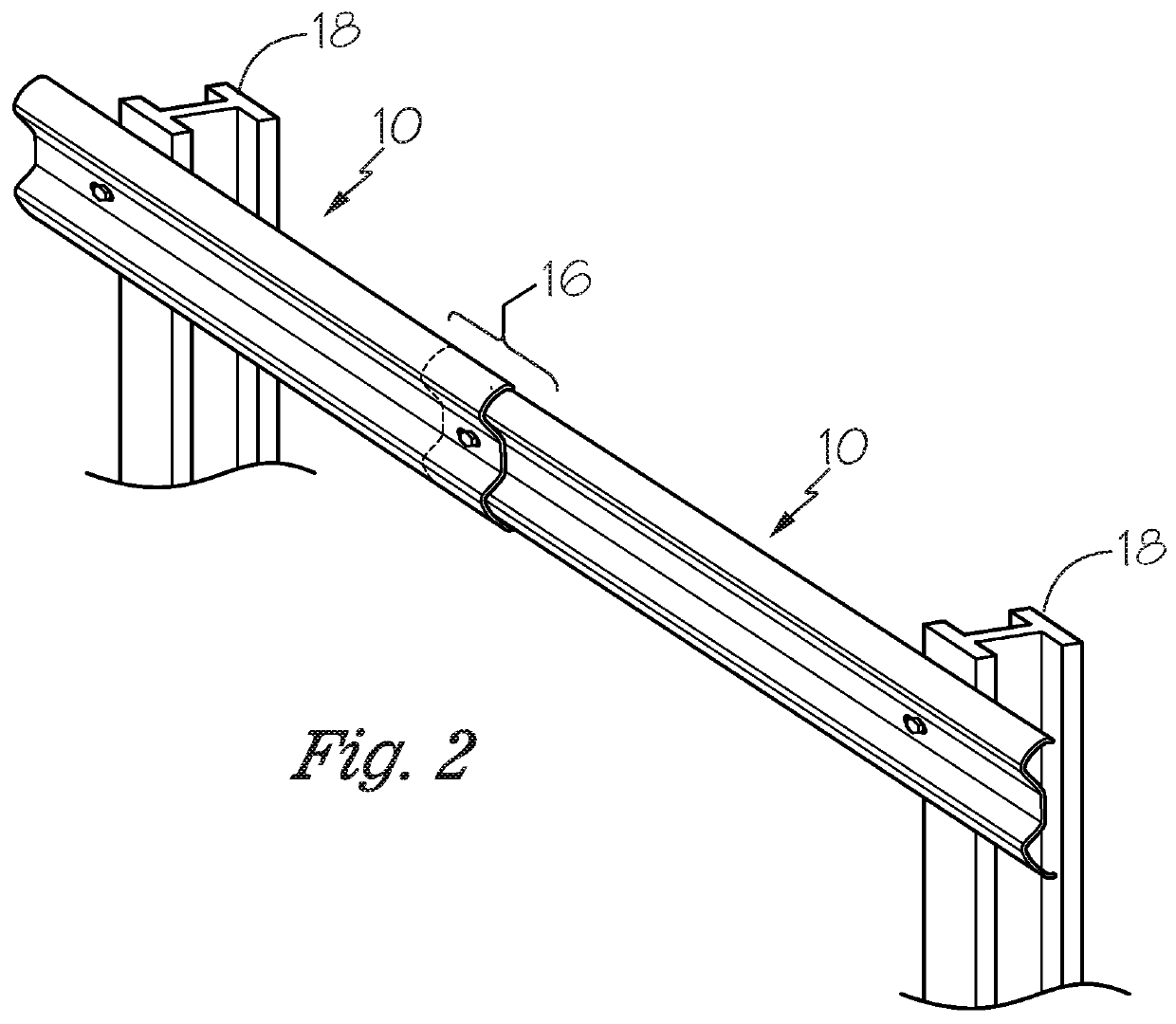 System and method of guard rail installation and alteration