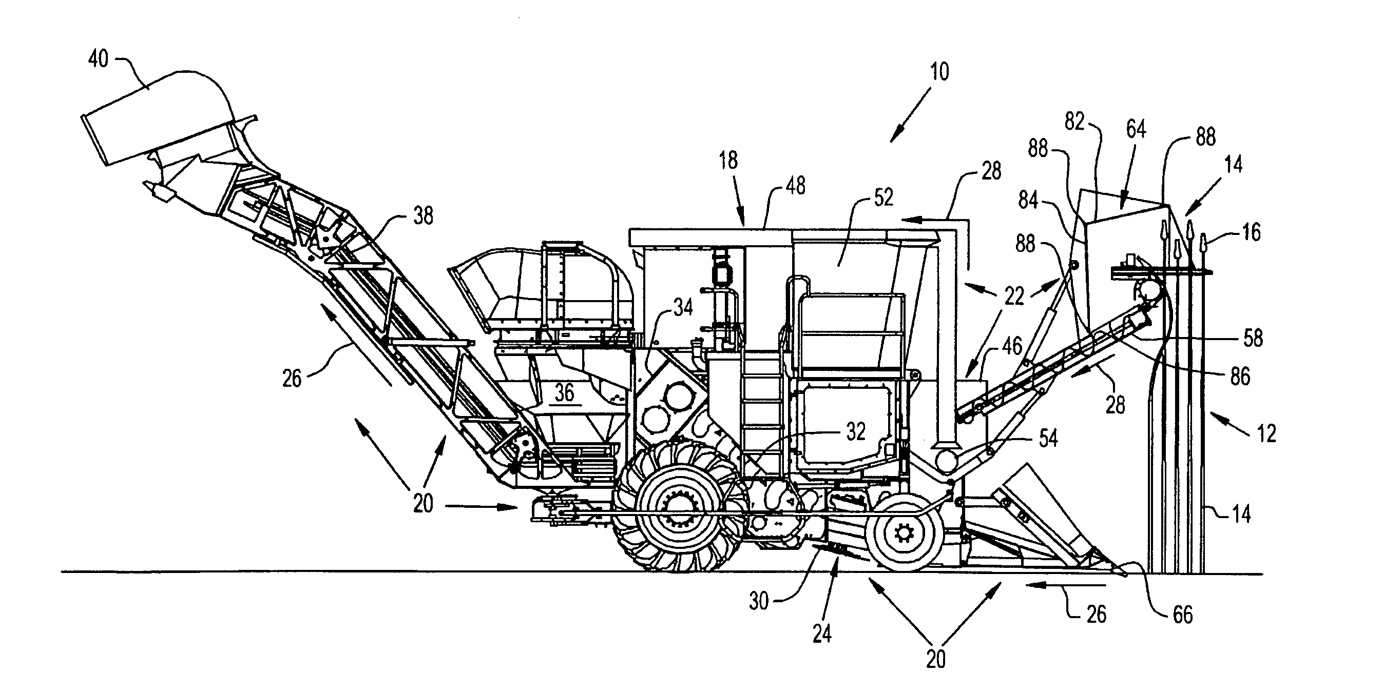 Seed gathering device for use by an agricultural harvester