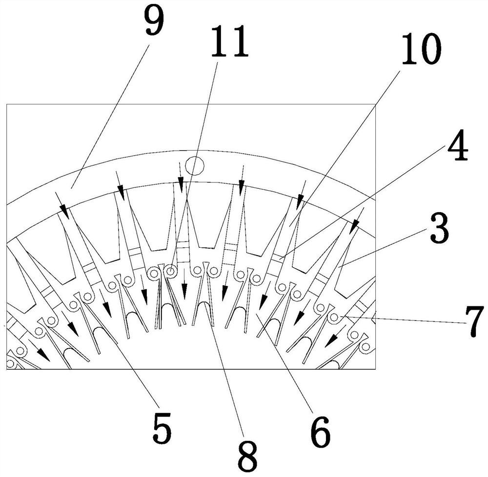 Flow control method of a sewage pump