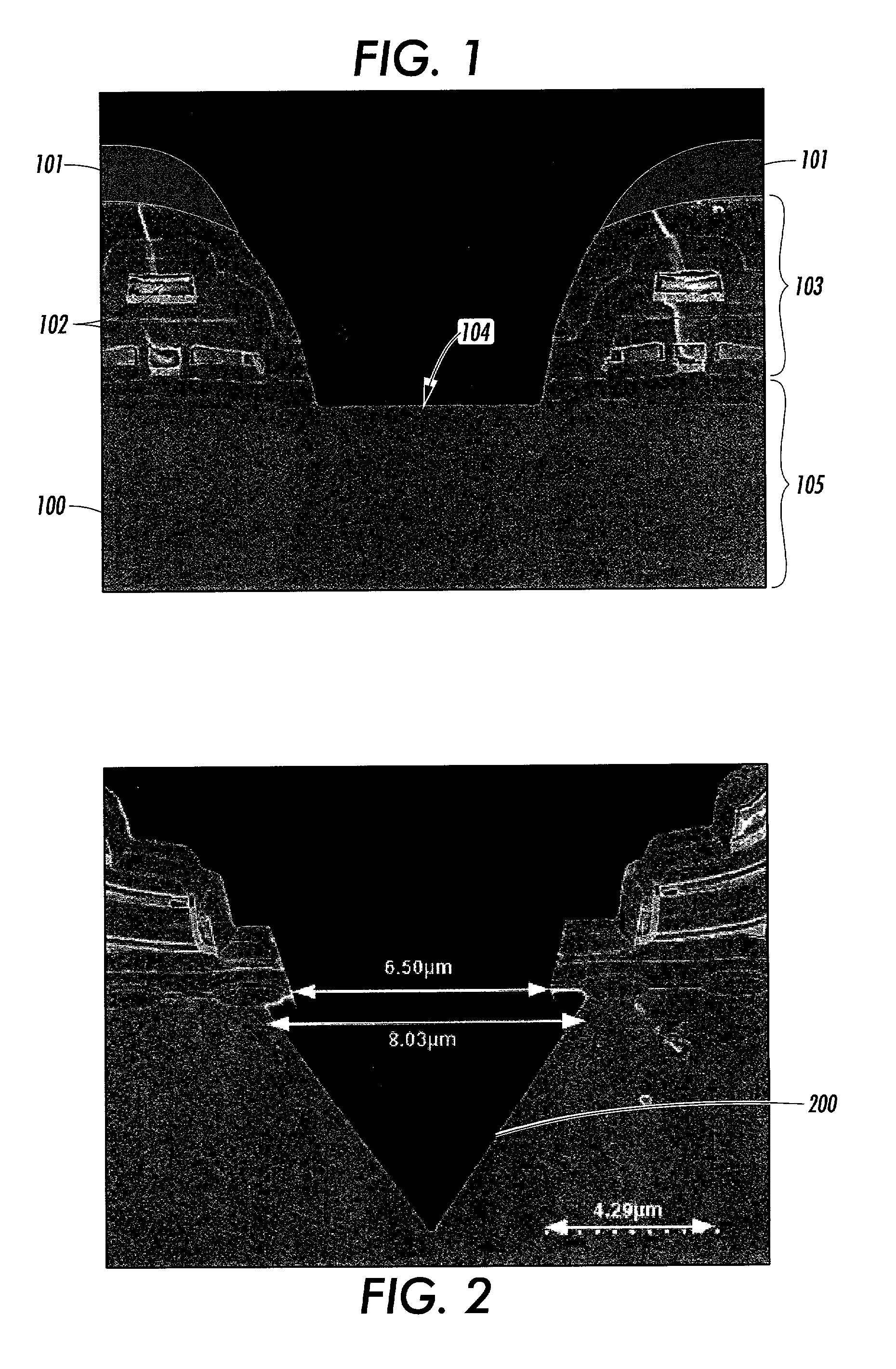 Use of a U-groove as an alternative to using a V-groove for protecting silicon against dicing induced damage