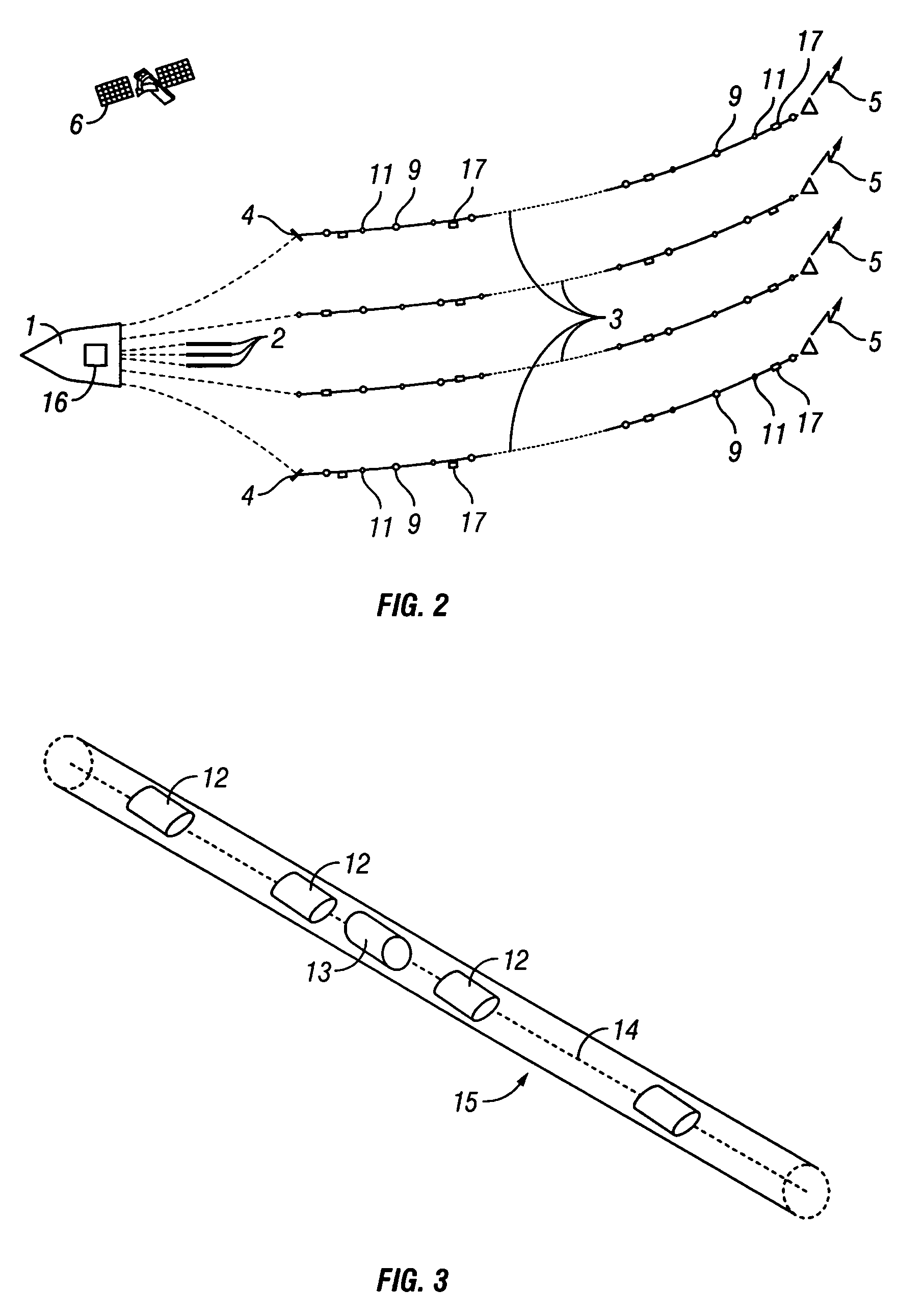 System and method for determining positions of towed marine seismic streamers