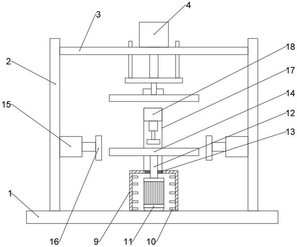 Numerical control machine tool edge folding mechanism for metal plate machining