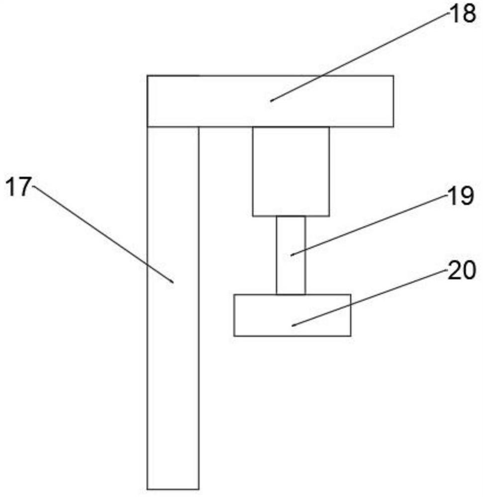 Numerical control machine tool edge folding mechanism for metal plate machining