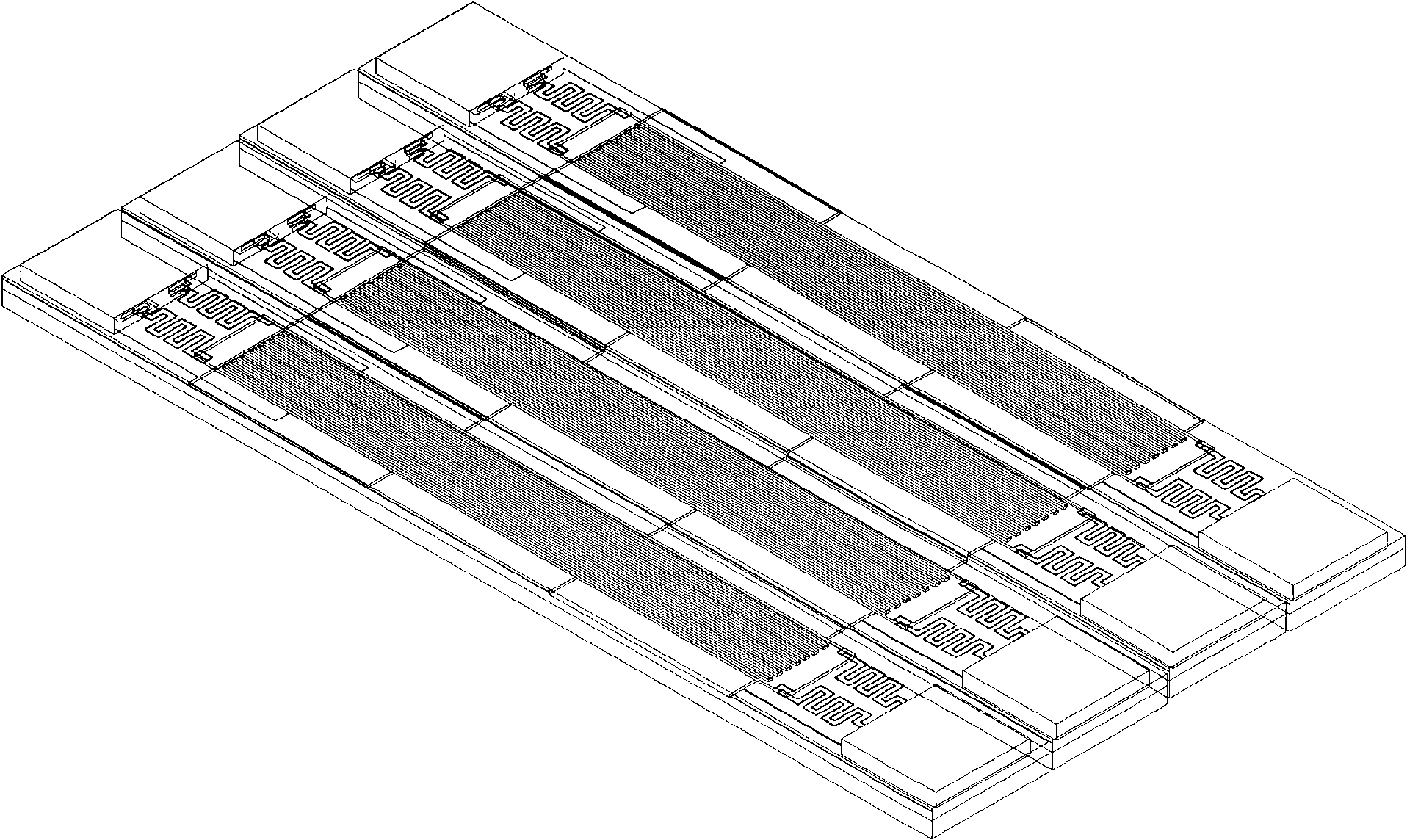 Translational grating light modulator and manufacture method and array thereof