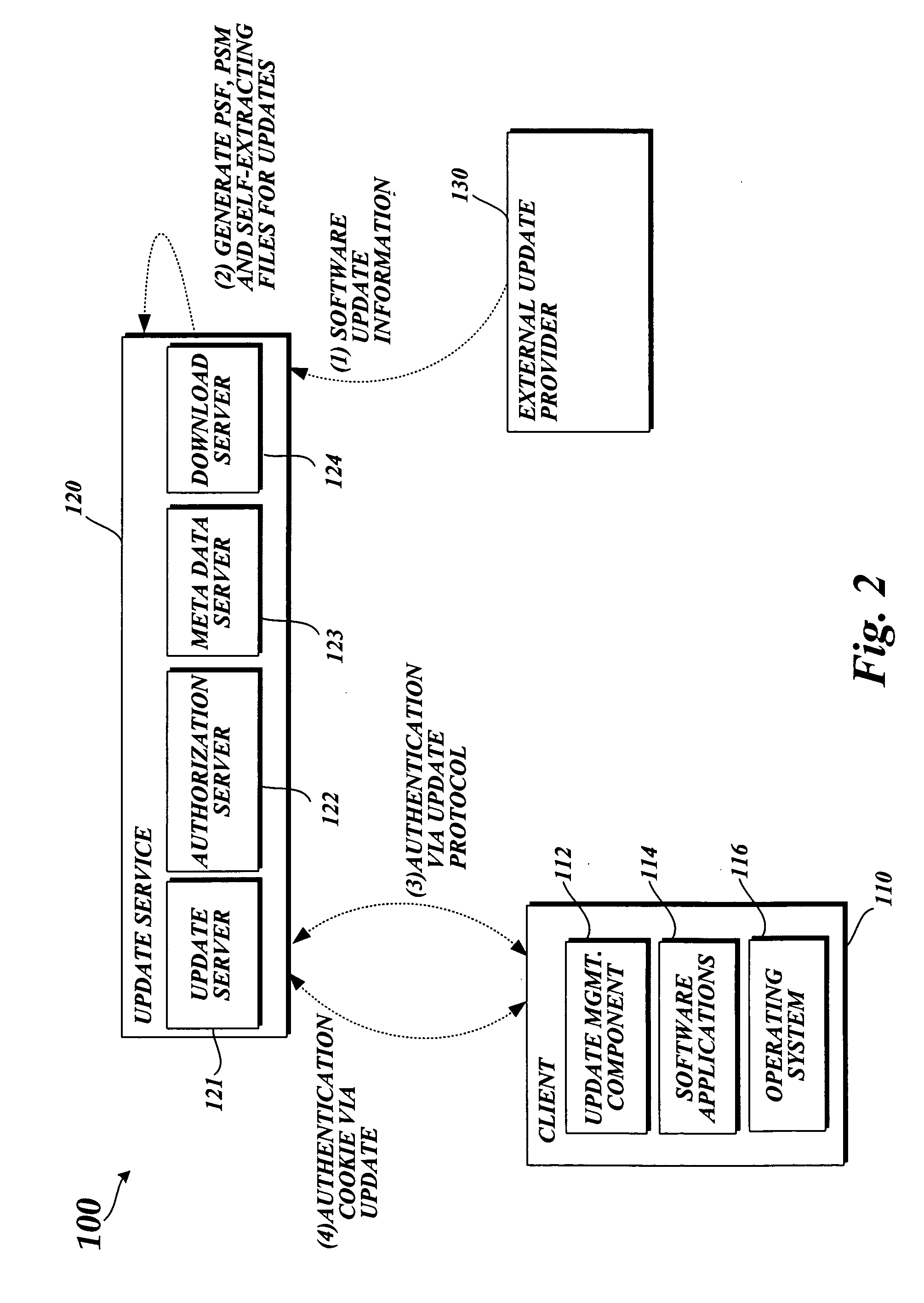 System and method for updating installation components in a networked environment