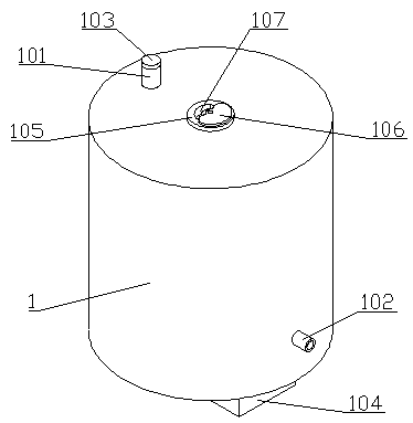 Lime milk stirring device for lime disinfection equipment