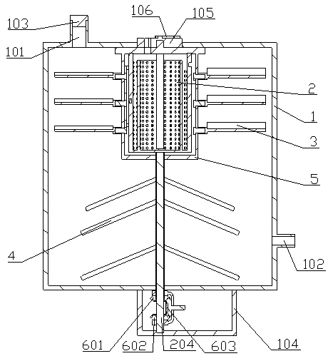 Lime milk stirring device for lime disinfection equipment