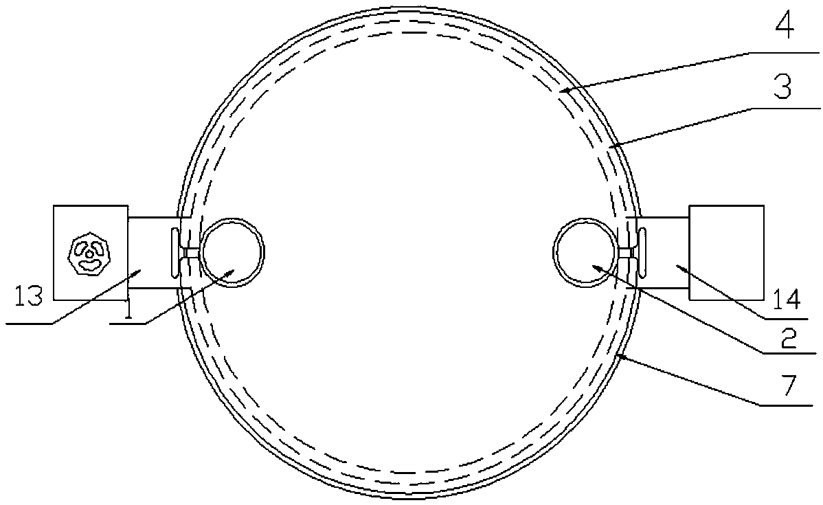 A metal hydride hydrogen storage device and working method