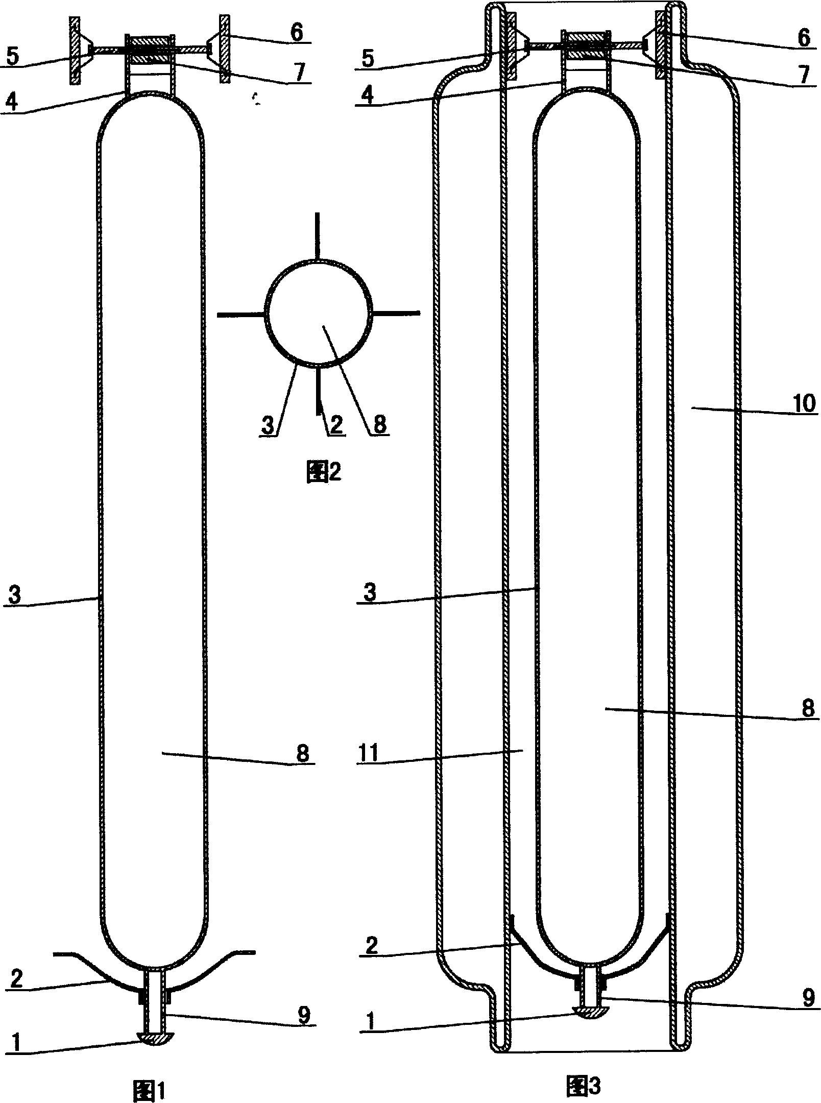Heat siphon circulation diffuser for solar energy heat-collecting pipe