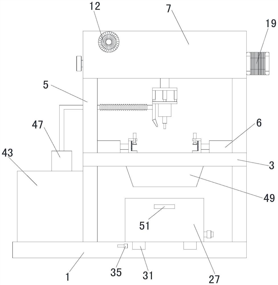 Drilling device for supporting set machining