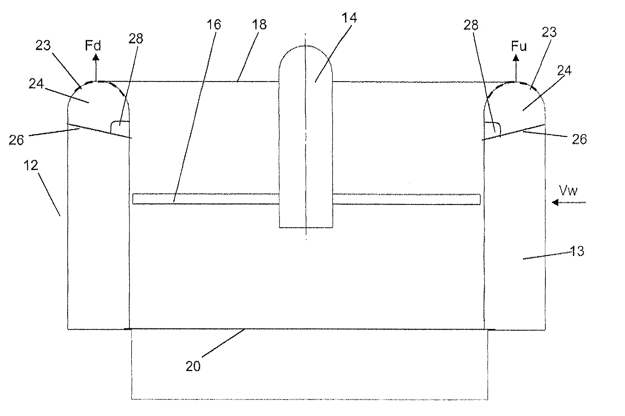 Ducted fan for VTOL vehicles with system and method to reduce roll moments