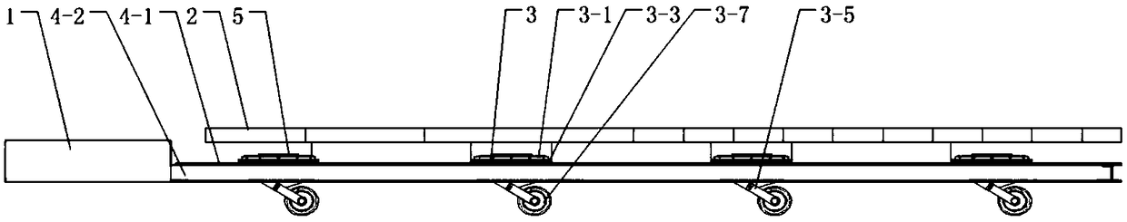 A kind of hydraulic system of AGV trolley, trolley and working method thereof