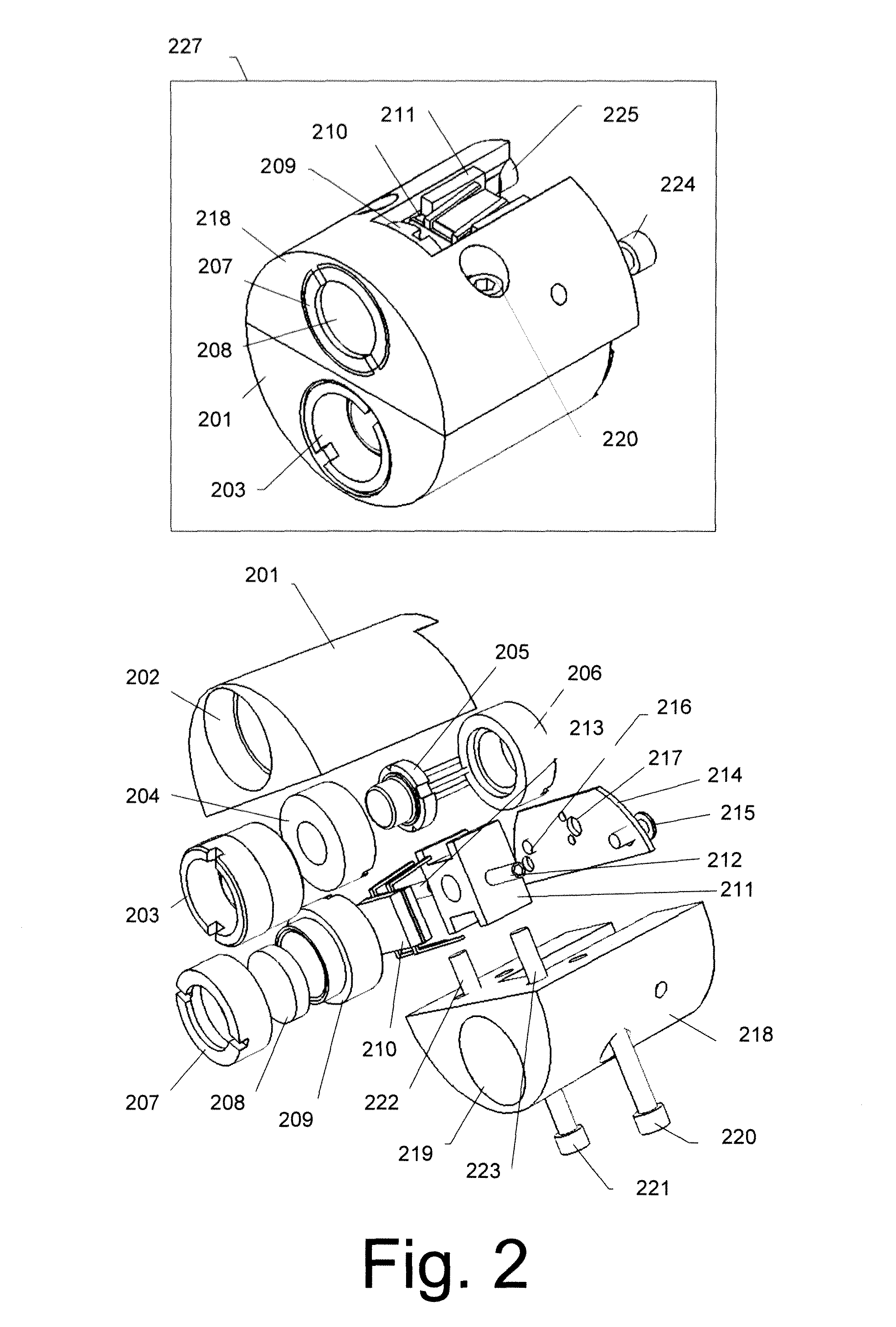 Optical impact control system