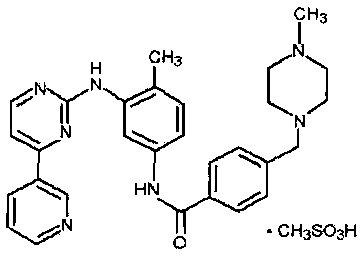 Methanesulfonic acid imatinib tablet
