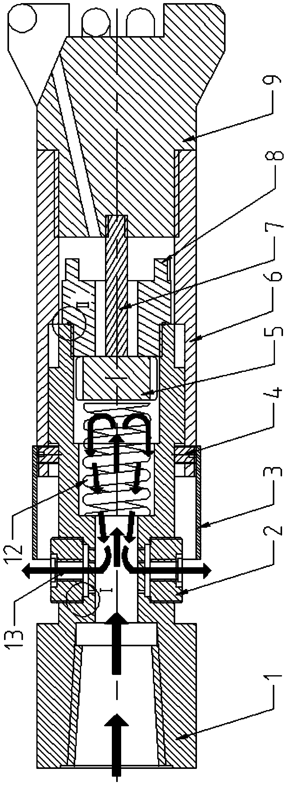 Mining drilling and cutting integrated drill bit