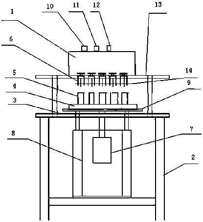 A method for packaging an inner cylinder sealing agent for combined fireworks production and an inner cylinder sealing agent machine