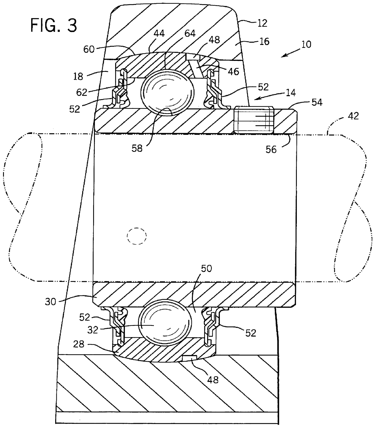 Corrosion resistant antifriction bearing and method for making same