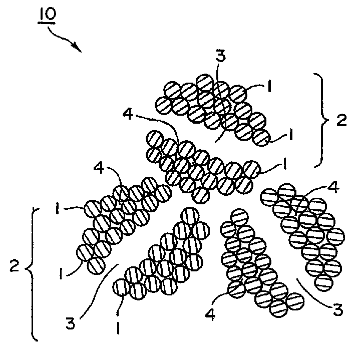 Niobium or tantalum powder and method for production thereof, and solid electrolytic capacitor