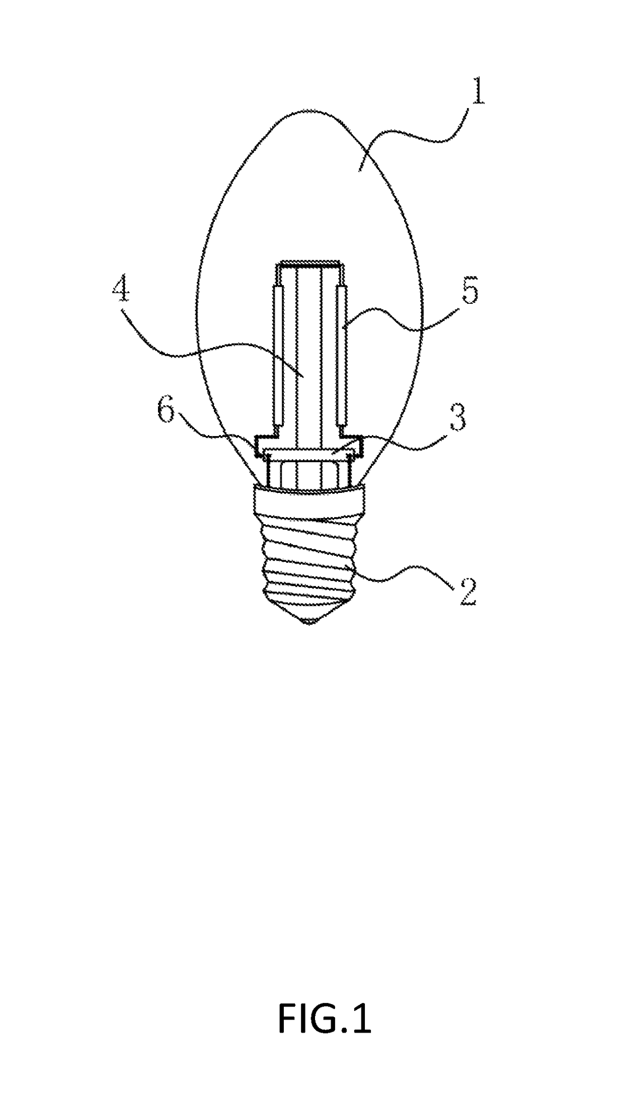 LED bulb applicable for industrial automated production