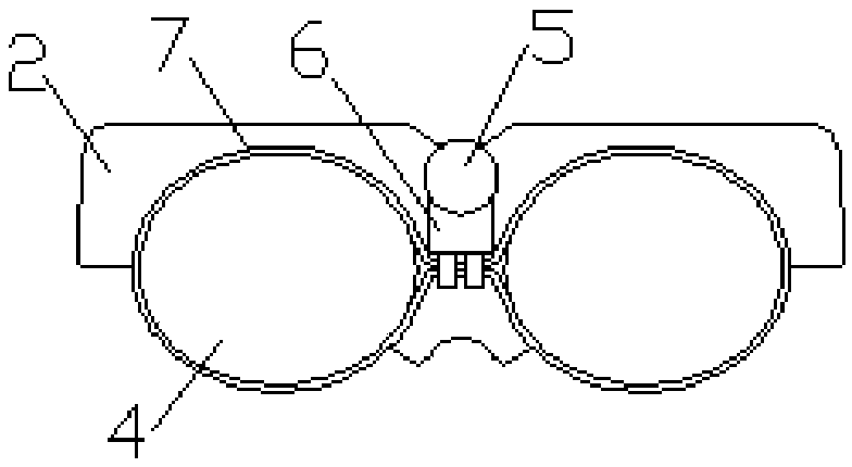 Glasses capable of light dimming and visual field adjustment