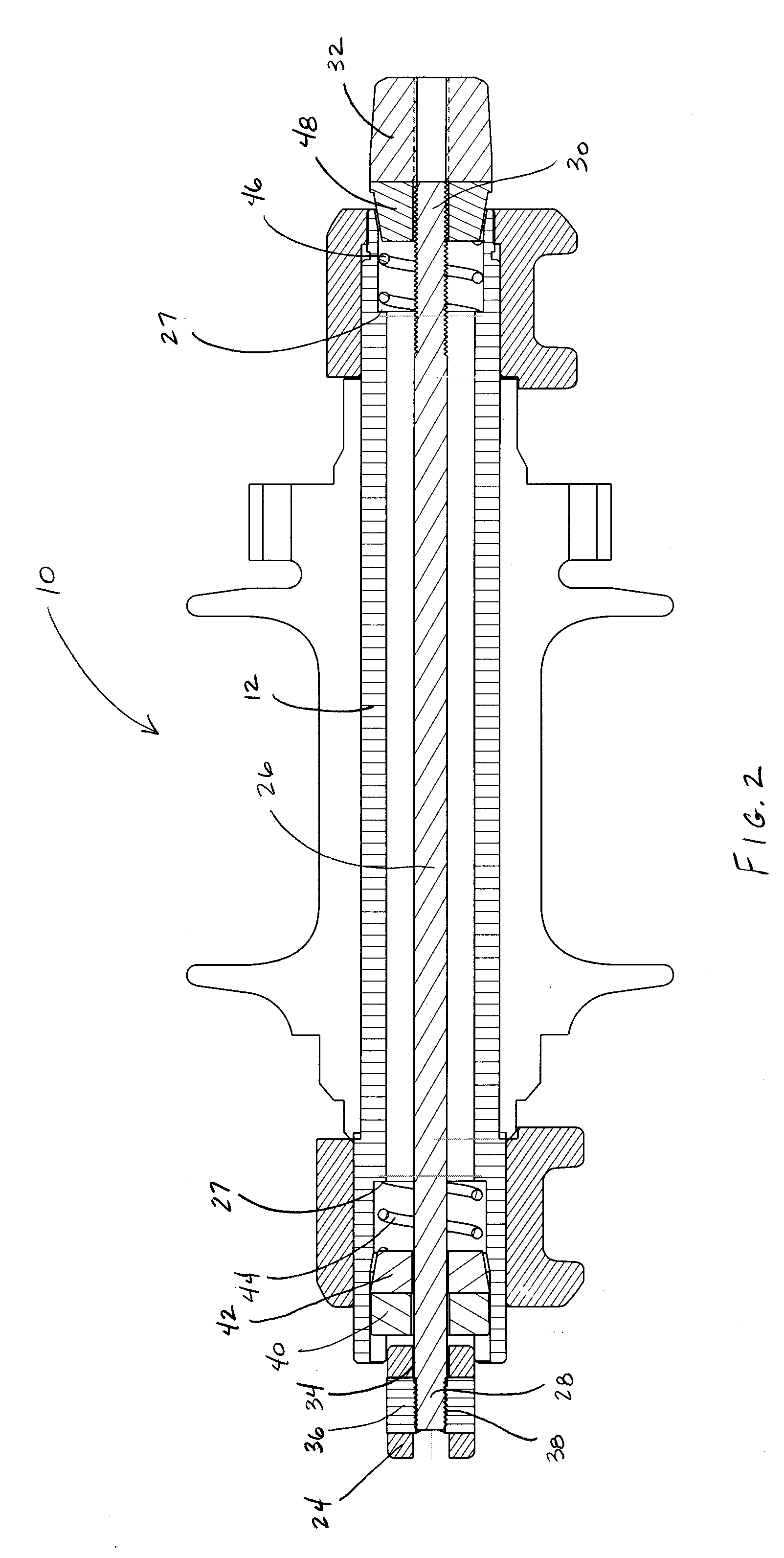 Axle assembly for mounting a wheel to a vehicle